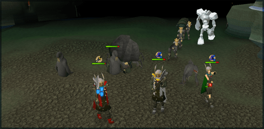 Through the dungeon Through the dungeon